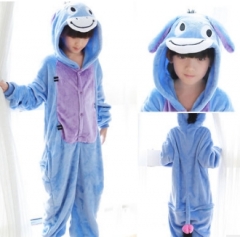 Donkey Cartoon Cosplay New Kawaii Pyjamas Warm Winter Anime Flannel Pajamas