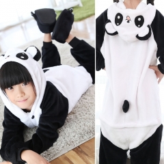 Giant Panda Cartoon Cosplay New Kawaii Pyjamas Warm Winter Anime Flannel Pajamas