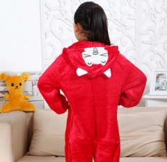 Ali the Fox Cartoon Cosplay New Kawaii Pyjamas Warm Winter Anime Flannel Pajamas