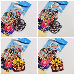 4 Styles One Piece Cartoon Anime Necklace/Keychain