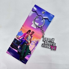 Grand Theft Auto Alloy Decorative Anime Keychain