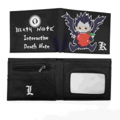 Death Note Cartoon Coin Purse Short PVC Anime Wallet