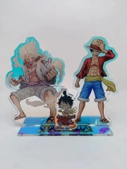 One Piece Monkey D Luffy Cartoon Acrylic Anime Standing Plate