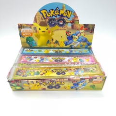 60PCS/SET Pokemon Pikachu Cartoon Pattern Anime Rulers