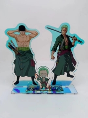 One Piece Cartoon Acrylic Anime Standing Plate