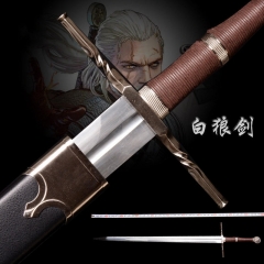 124.5cm The Witcher Katana Anime Alloy Sword Weapon