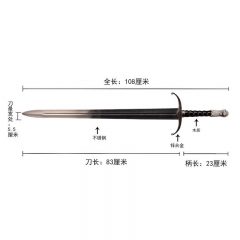 108cm Game of Thrones Katana Anime Alloy Sword Weapon