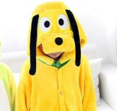 Animal Dog Cartoon Cosplay New Kawaii Pyjamas Warm Winter Anime Flannel Pajamas