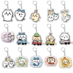 16 Styles Chiikawa Cartoon Anime Acrylic Keychain