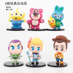 8CM 6PCS/SET 240516# Toy Story Cosplay Cartoon Anime PVC Figure