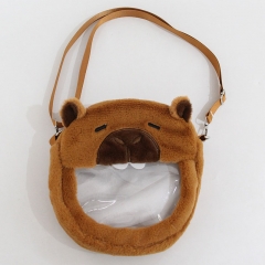 23*23*6CM Capybara Anime Plush Bag