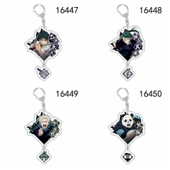 6 Styles Jujutsu Kaisen Cartoon Anime Acrylic Keychain