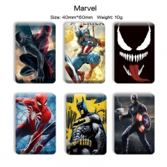 30 Styles Marvel Comics Cartoon Anime Tinplate Badge Pin Brooch