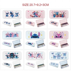 13 Styles Lilo & Stitch Cartoon Pattern Pencil Case Anime PE Pencil Box