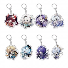 8 Styles Honkai: Star Rail Cartoon Anime Acrylic Keychain