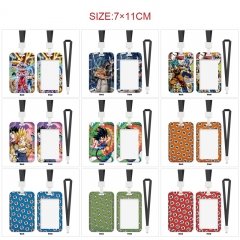 11 Styles Dragon Ball Z Cartoon Pattern Anime Card Holder Bag