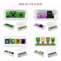 7 Styles Minecraft Cartoon Pattern Pencil Case Anime PE Pencil Box