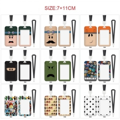 11 Styles Roblox Cartoon Pattern Anime Card Holder Bag