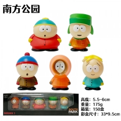 3 Styles 5PCS/SET South Park Anime Vinyl Figure Toys