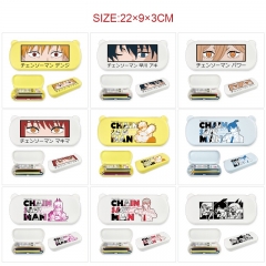 9 Styles Chainsaw Man Cartoon Pattern Pencil Case Anime PP Pencil Box