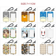 11 Styles My Neighbor Totoro Cartoon Pattern Anime Card Holder Bag Keychain