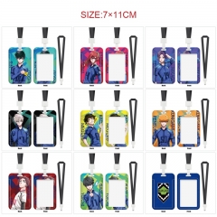 11 Styles Blue Lock Cartoon Pattern Anime Card Holder Bag