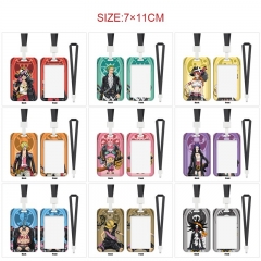 11 Styles One Piece Cartoon Pattern Anime Card Holder Bag