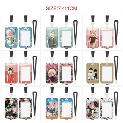 11 Styles SPY×FAMILY Cartoon Pattern Anime Card Holder Bag