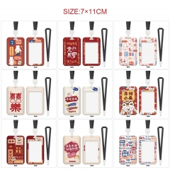 11 Styles Popular Elements Cartoon Pattern Anime Card Holder Bag