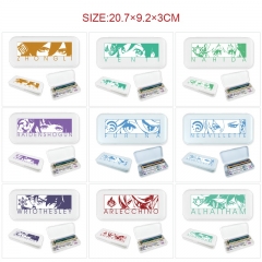 12 Styles Genshin Impact Cartoon Pattern Pencil Case Anime PE Pencil Box