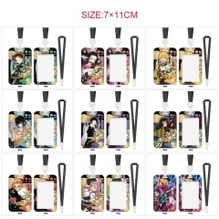 11 Styles Demon Slayer: Kimetsu no Yaiba Cartoon Pattern Anime Card Holder Bag