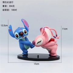 2PCS/SET 11CM-13.5CM Lilo & Stitch Cosplay Cartoon Character Model Toy Anime PVC Figure