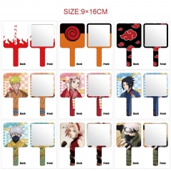 14 Styles Naruto Cartoon Anime Portable Makeup Mirror