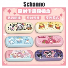 8 Styles Winnie the Pooh Lotso Sanrio Anime Glasses Case