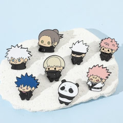 8 Styles Jujutsu Kaisen Cartoon Anime Alloy Pin Brooch