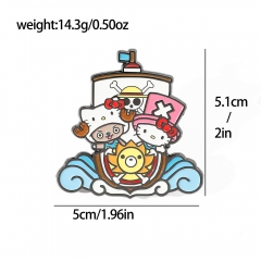 One Piece Cartoon Anime Alloy Pin Brooch