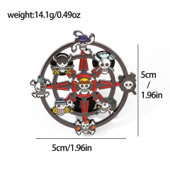 One Piece Cartoon Anime Alloy Pin Brooch