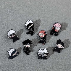 8 Styles Jujutsu Kaisen Cartoon Anime Alloy Pin Brooch