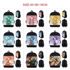 9 Styles Demon Slayer: Kimetsu no Yaiba Cartoon Pattern Anime Backpack Bag