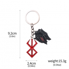 Berserk Cartoon Anime Alloy keychain