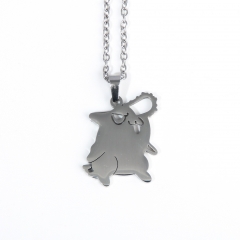 Chainsaw Man Cartoon Anime Stainless Steel Necklace