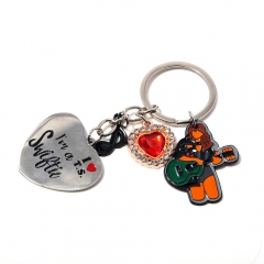 2 Styles Taylor swift Cartoon Anime Alloy Keychain