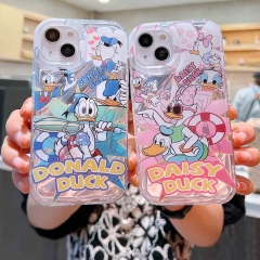 2 Styles Donald Duck Daisy Cartoon Anime Phone Case Shell For Iphone