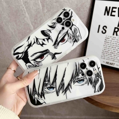 2 Styles Jujutsu Kaisen Cartoon Anime Phone Case Shell For Iphone