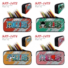 9 Styles One Piece Cartoon Zipper Anime Pencil Bag