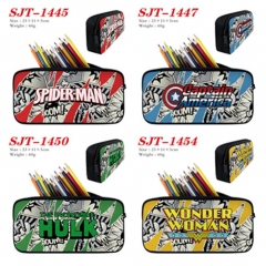 10 Styles Super Hero Cartoon Zipper Anime Pencil Bag