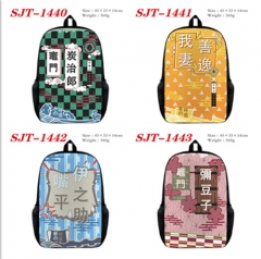 5 Styles Demon Slayer: Kimetsu no Yaiba Cartoon Cosplay Anime Backpack Bags