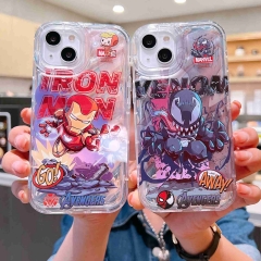 2 Styles Iron Man Marvel's The Avengers Cartoon Anime Phone Case Shell For Iphone