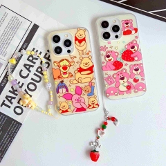 4 Styles Winnie the Pooh Lotso Cartoon Anime Phone Case Shell For Iphone