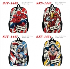 10 Styles Super Hero Cartoon Cosplay Anime Backpack Bags